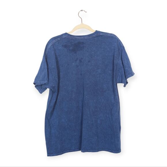 Ice Cube Officially Licensed Blue Tie Dye Graphic HipHop Band Tee - Picture 2 of 6